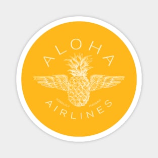 Vintage Aloha Airlines 2 by © Buck Tee Original Design Magnet